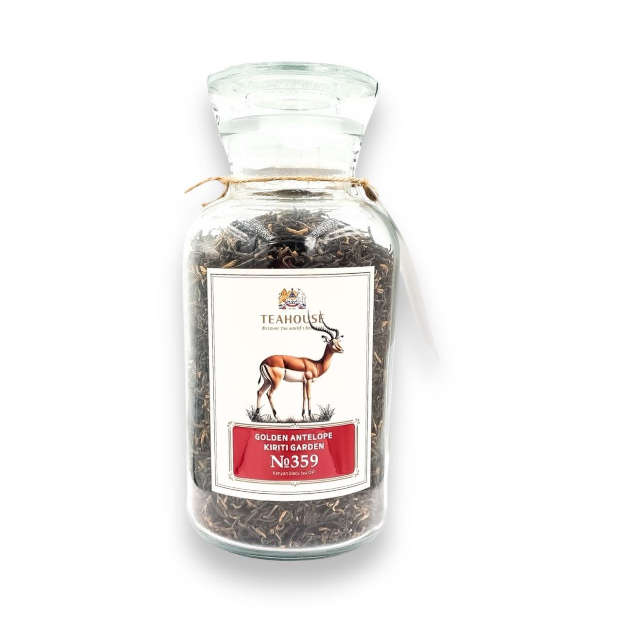 Чай чорний Золота Антилопа скляна банка 270г